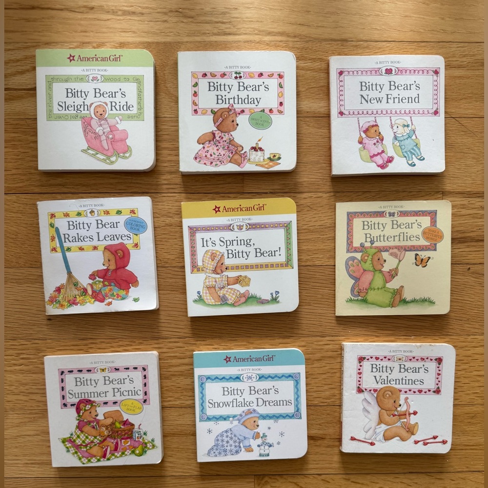 Vintage American Girl Bitty Bear Book Set - Pleasant Company